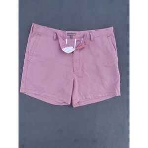 Peter‎ Millar Crown Sport Red And White Gingham Shorts Size 38